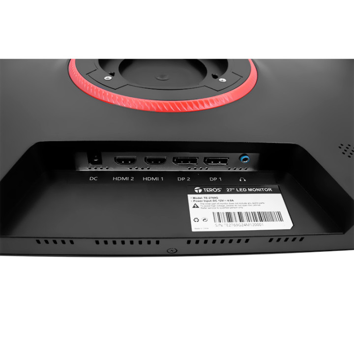 MON TE 27 '' QHD 180HZ 1MS FT Monitor plano gaming TEROS TE-2769G