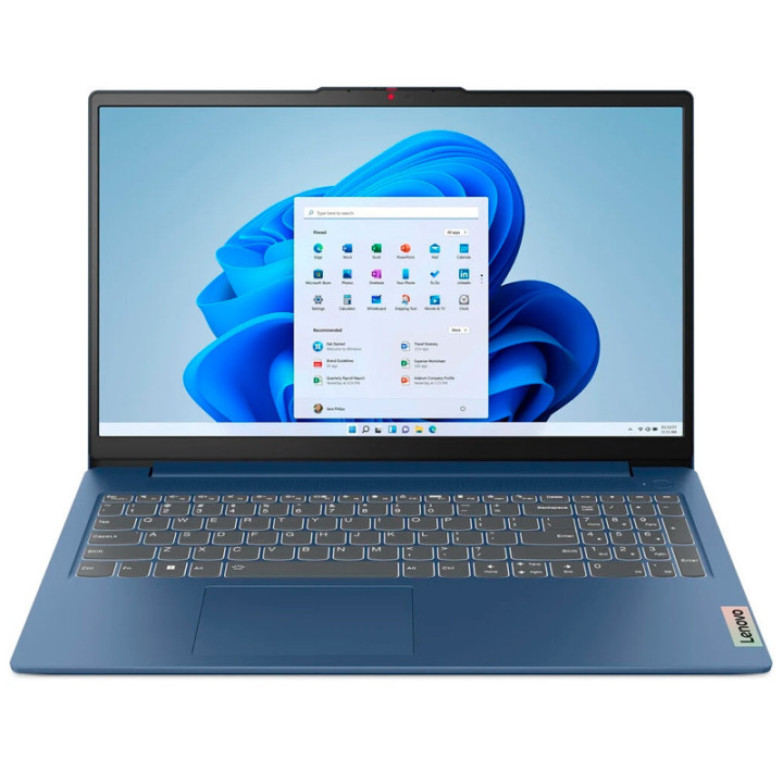 Notebook Lenovo IdeaPad Slim 3 15.6" FHD TN Core i5-12450H 2.0 4.4GHz 16GB LPDDR5-4800 2