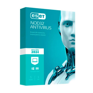 ESET NOD32 Antivirus 2024 - 5 Equipos / 1 Año